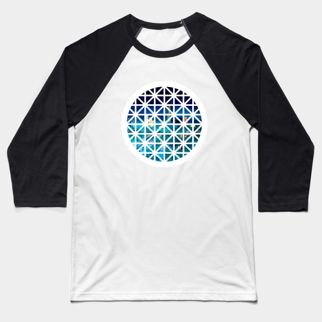 Progress City Spaceship Earth Baseball T-Shirt by FandomTrading